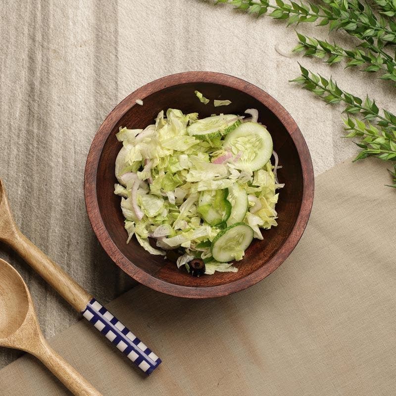 Buy Serving Bowl - Ivy Wooden Salad Bowl at Vaaree online