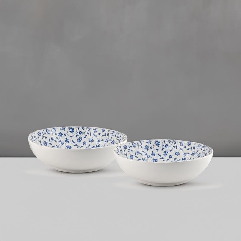 Serving Bowl - Pop Of Blue Serving Bowl - Set Of Two