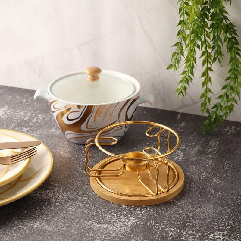 Buy Quela Fondue Cheese Set Serving Bowl from Vaaree