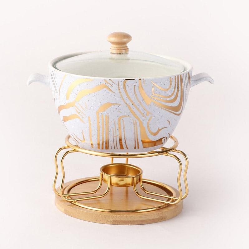 Buy Quela Fondue Cheese Set Serving Bowl from Vaaree