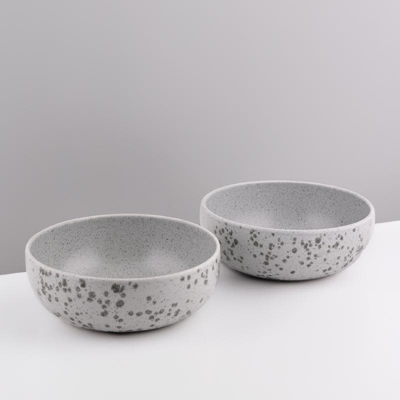 Serving Bowl - Raw Grey Serving Bowl - Set Of Two