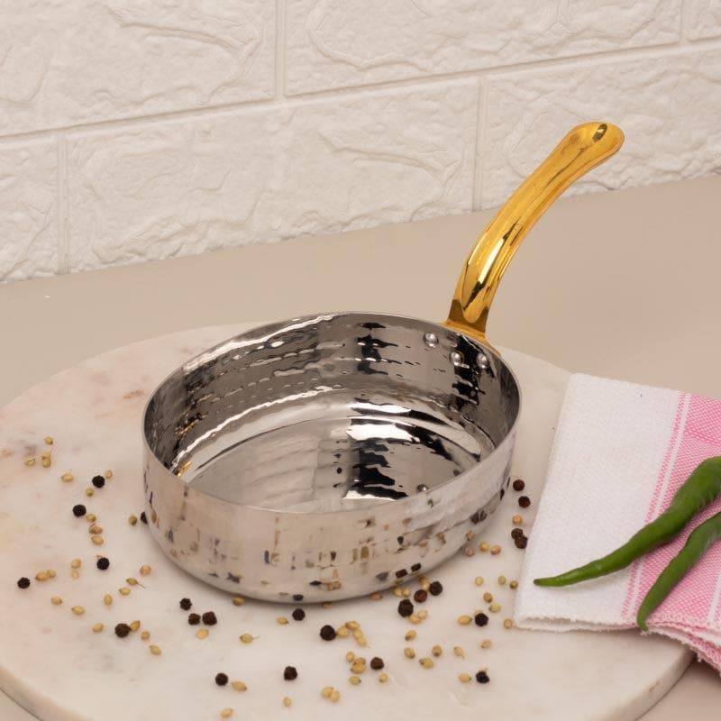 Serving Bowl - Vintage Allure Hammered Oval Serving Pan - 350 ML