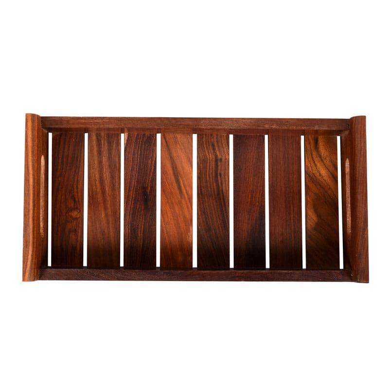 Buy Aena Wooden Tray - Set Of Two Serving Tray from Vaaree