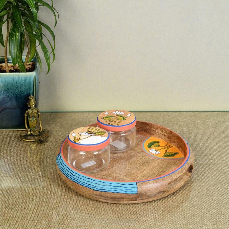 Buy Angavai Pichhwai Tray Serving Tray from Vaaree