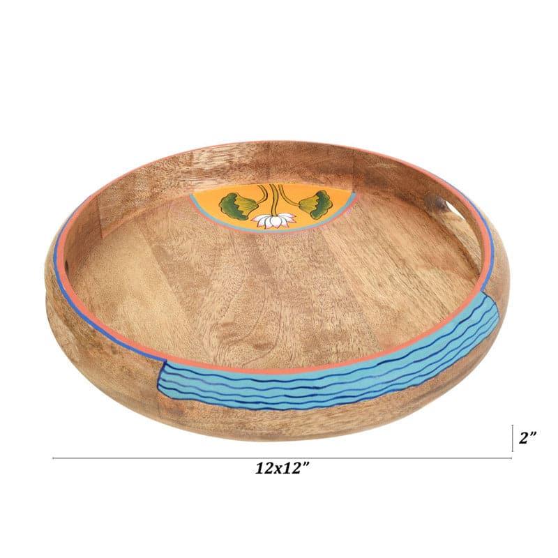 Buy Angavai Pichhwai Tray Serving Tray from Vaaree