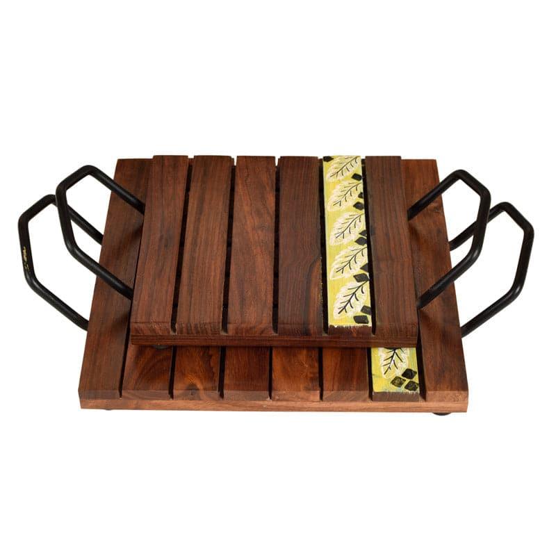 Serving Tray - Arasi Wooden Tray - Set Of Two