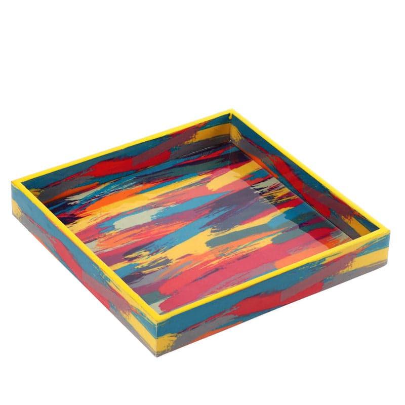 Buy Brushstroke Galore Serving Tray Serving Tray from Vaaree