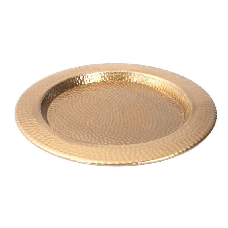 Serving Tray - Dunery Hammered Tray - Gold