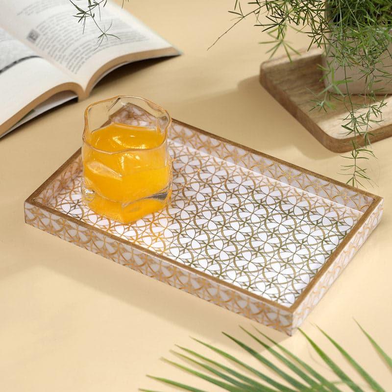 Serving Tray - Golden Etch Serving Tray