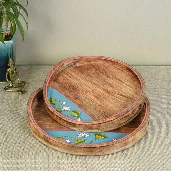 Serving Tray - Ilan Wooden Tray - Set Of Two