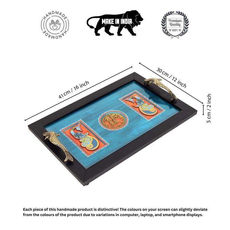 Buy Kalini Wooden Tray Serving Tray from Vaaree