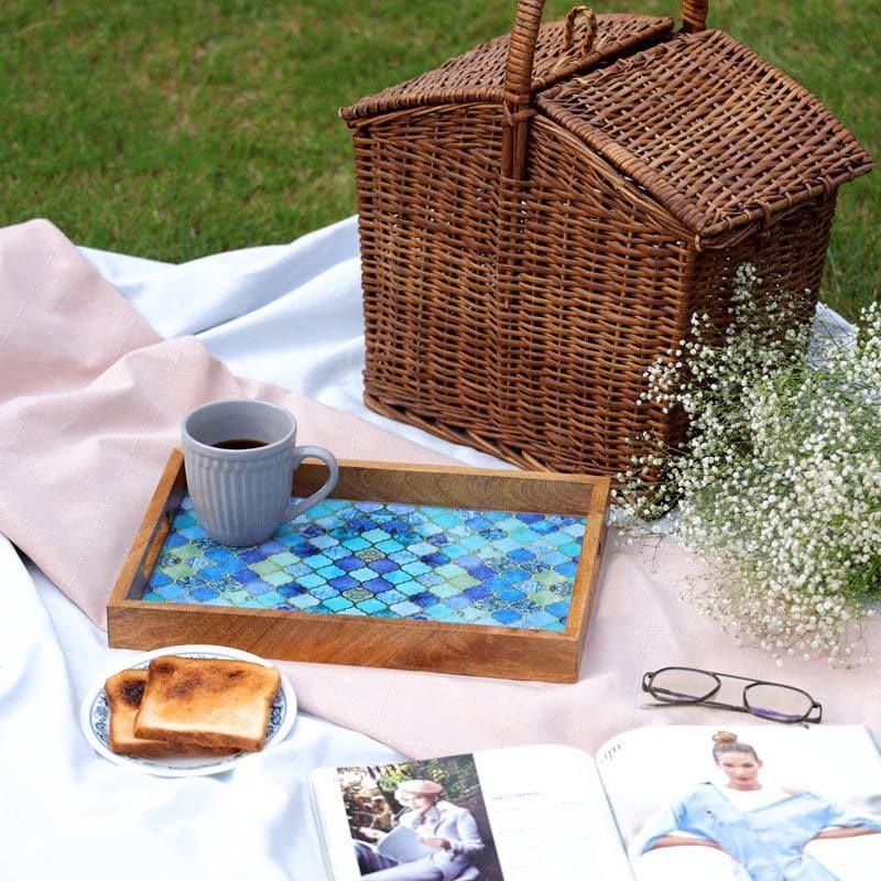 Serving Tray - Moroccan Medley Serving Tray - Blue