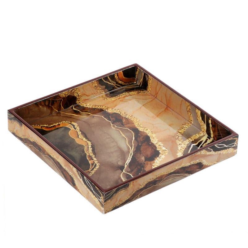 Buy Morsa Bark Marble Serving Tray Serving Tray from Vaaree