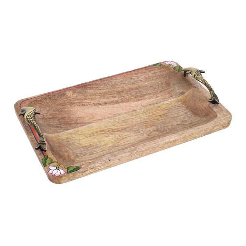 Serving Tray - Pichwai Mango Wood Tray