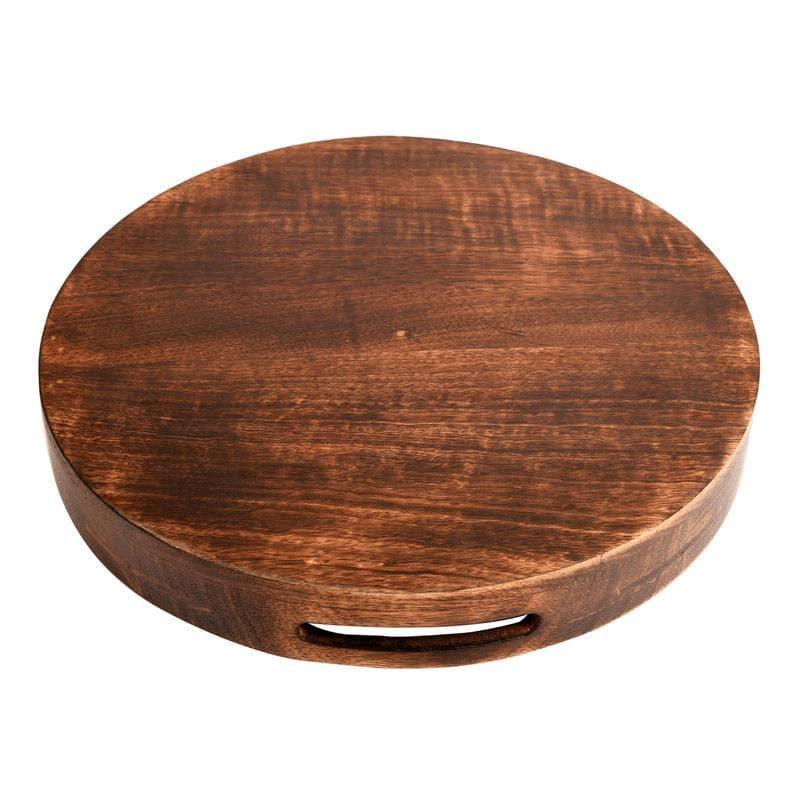 Serving Tray - Round Mango Wood Tray