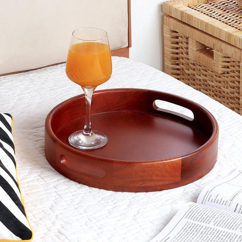 Buy Sama Round Serving Tray Serving Tray from Vaaree