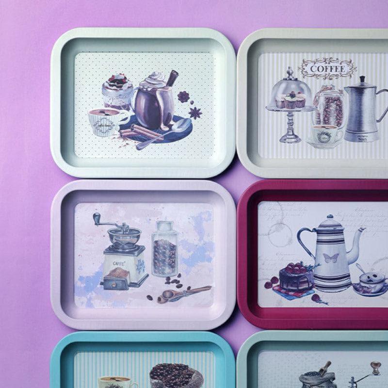 Buy Tea Time Tray - Set Of Six Serving Tray from Vaaree