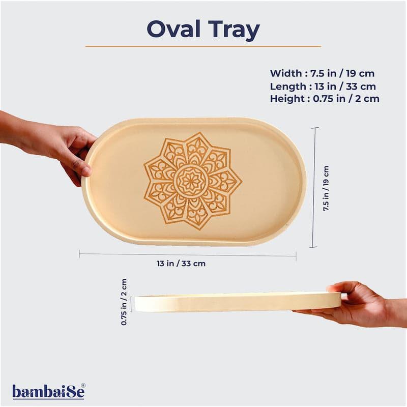 Serving Tray - Triva Mandala Serving Tray - Ivory