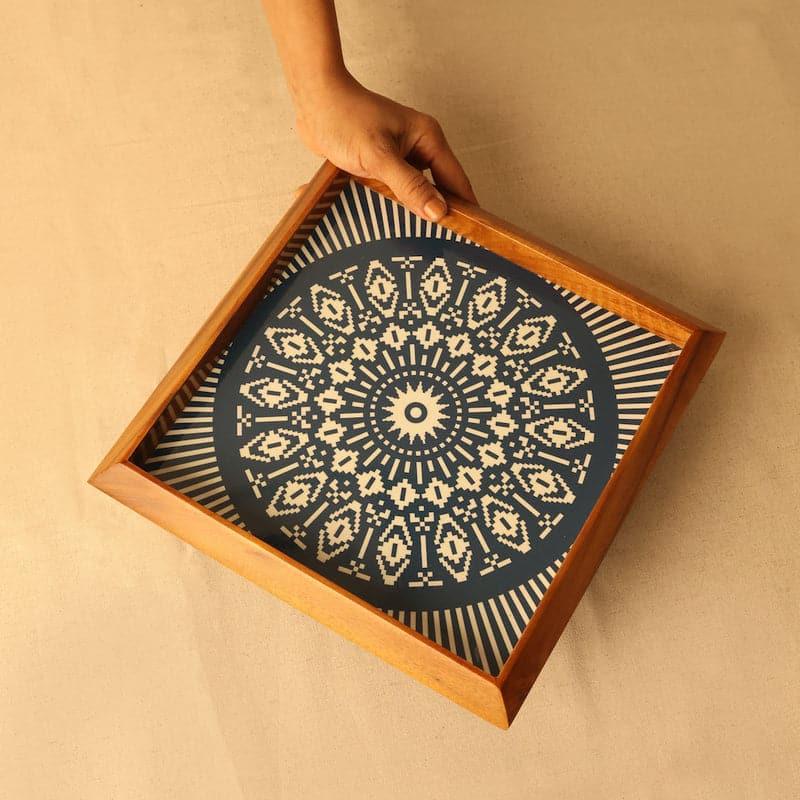 Buy Uma Mandala Serving Tray Serving Tray from Vaaree