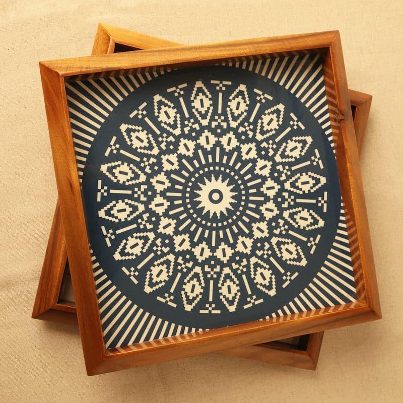 Buy Uma Mandala Serving Tray Serving Tray from Vaaree