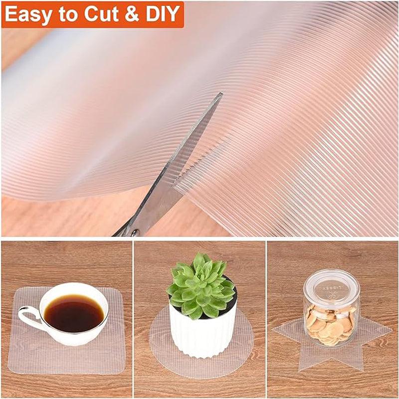 Buy Transparent Kitchen Shelf Liner Mat - Set Of Two Shelf Liner from Vaaree