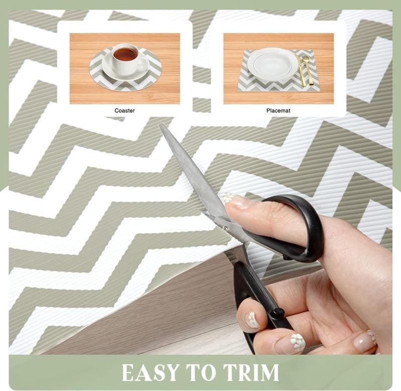 Buy Zig Zag Kitchen Shelf Liner Mat - Set Of Two Shelf Liner from Vaaree