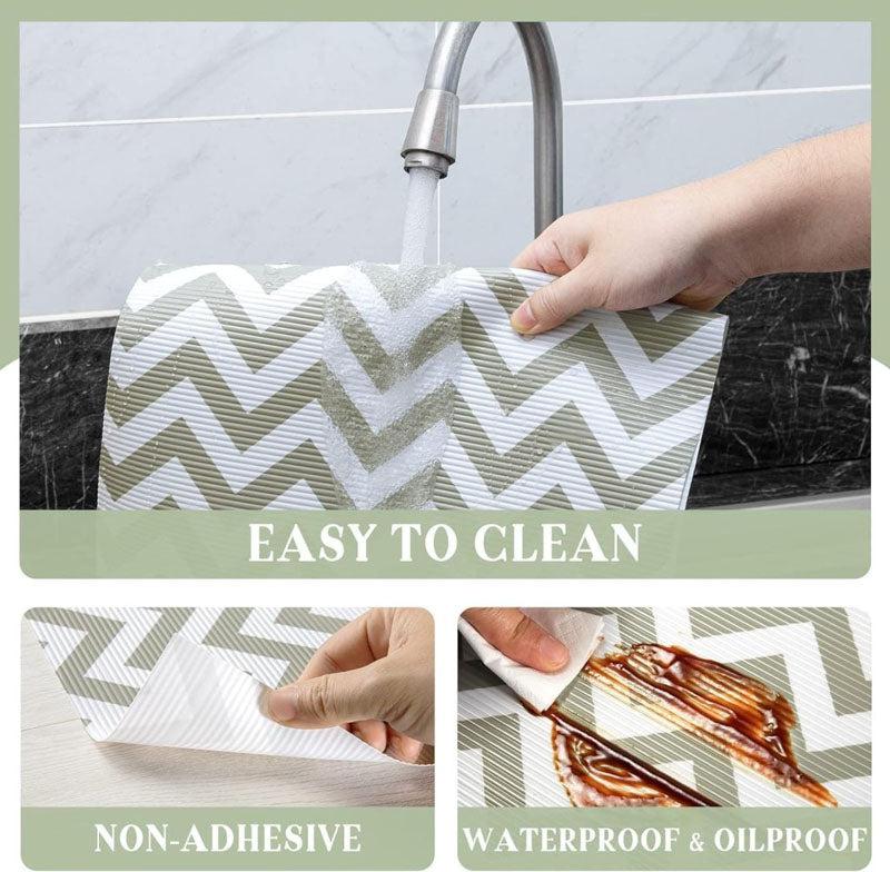 Buy Zig Zag Kitchen Shelf Liner Mat - Set Of Two Shelf Liner from Vaaree