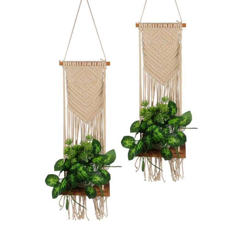 Buy Alpas Hanging Shelf - Set Of Two Shelves from Vaaree