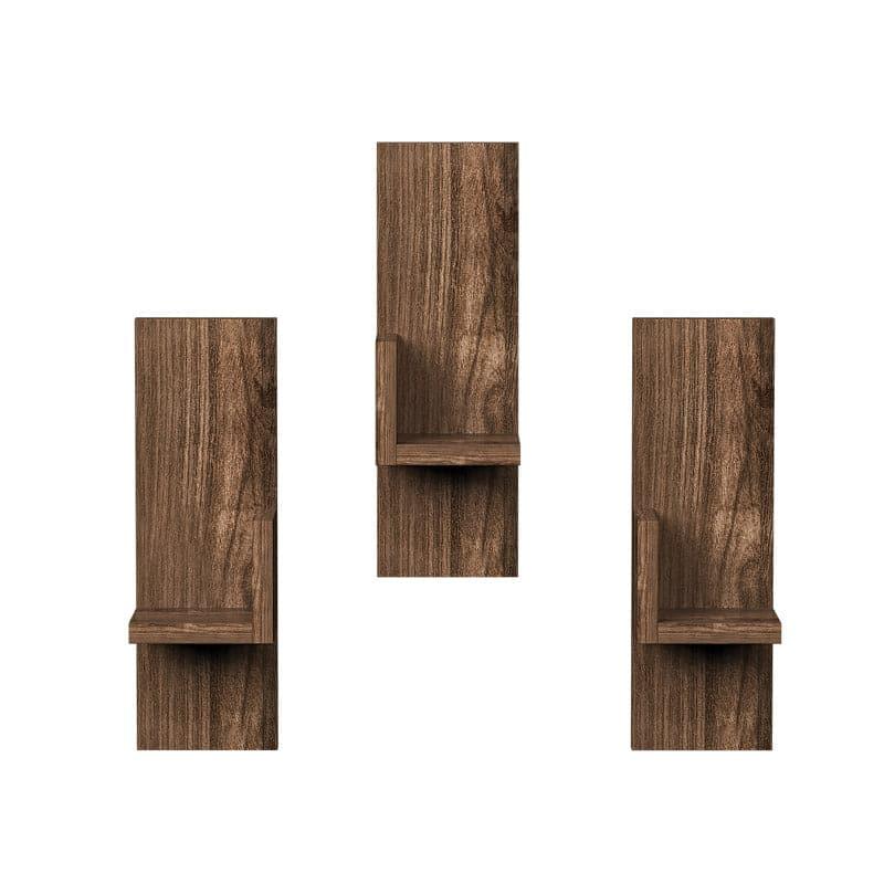 Shelves - Arzen Wall Shelf (Dark Oak) - Set Of Three