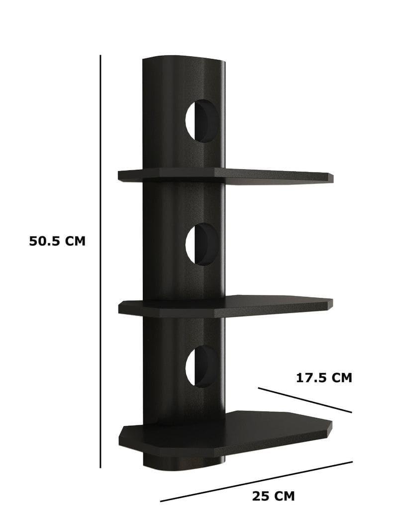 Buy Aspen Wall Shelf - Black Shelves from Vaaree