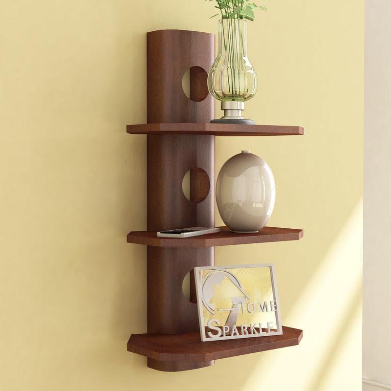 Buy Aspen Wall Shelf - Brown Shelves from Vaaree