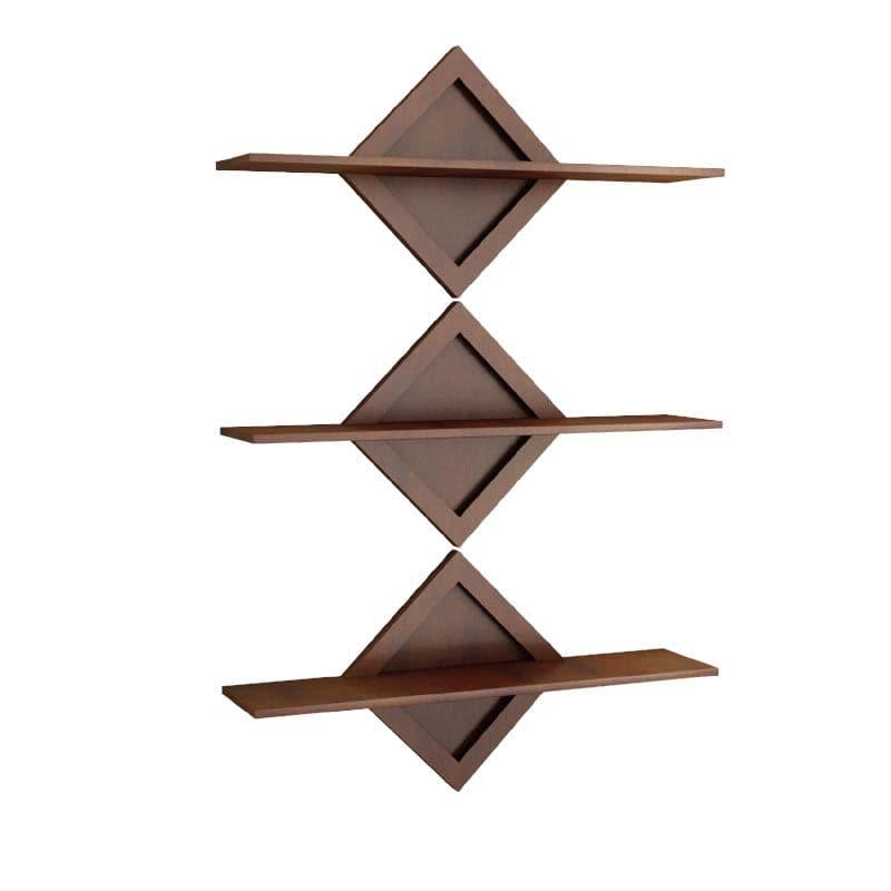 Shelves - Aurore Wall Shelf (Brown) - Set Of Three