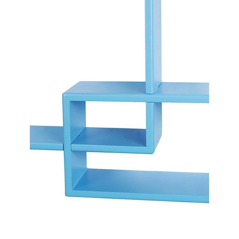 Shelves - Block Ride Wall Shelf - Blue - Set Of Three