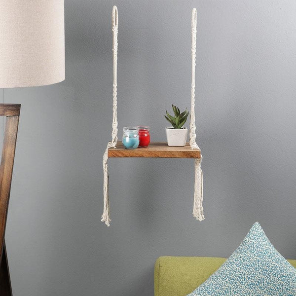 Shelves - Boho Swing Hanging Wall Shelf