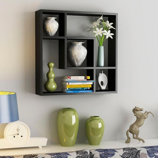 Shelves - Harmonic Block Wall Shelf - Black