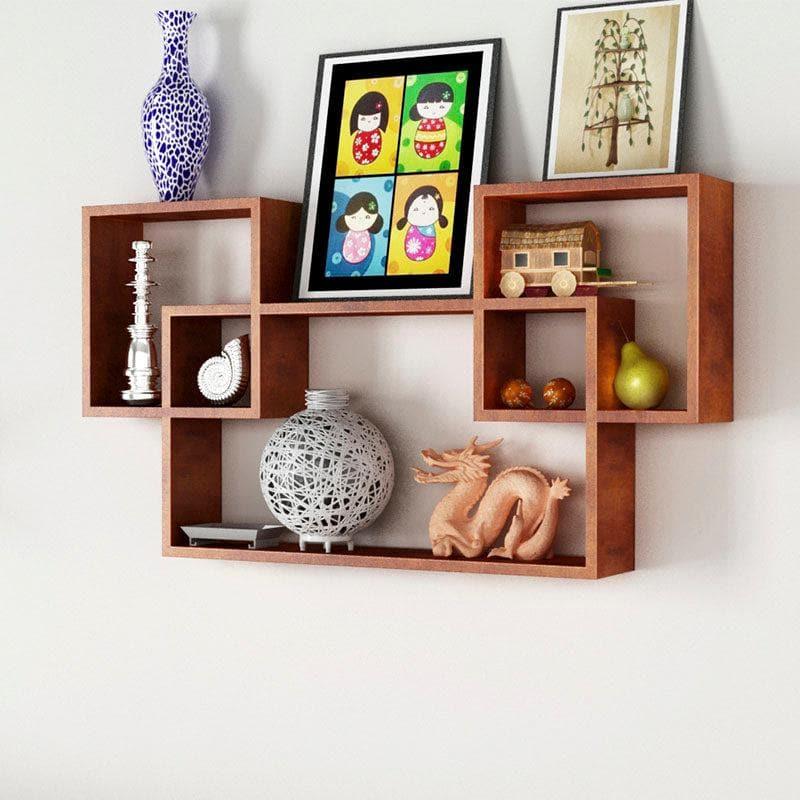 Shelves - Harmonic Holders Wall Shelf - Brown - Set Of Three