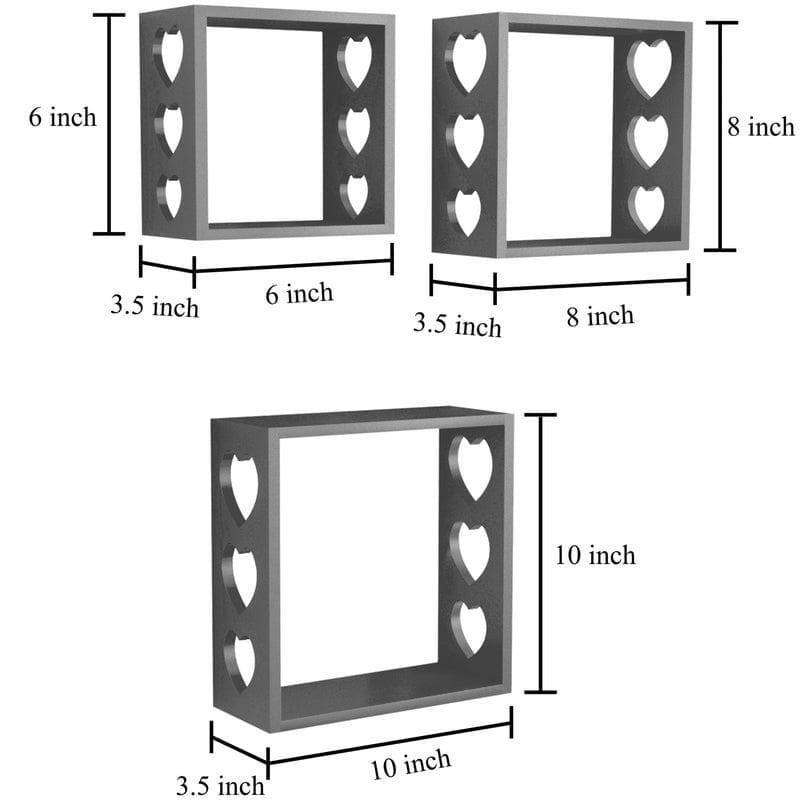 Shelves - Llyn Floating Wall Shelf (Black) - Set Of Three