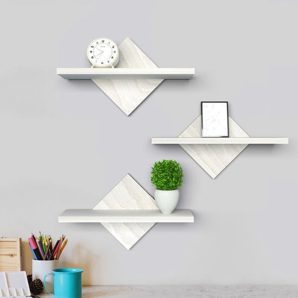 Shelves - Lozenge Wall Shelf - Set Of Three