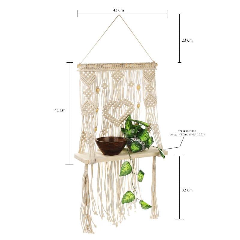 Shelves - Melle Marcrame Hanging Shelf