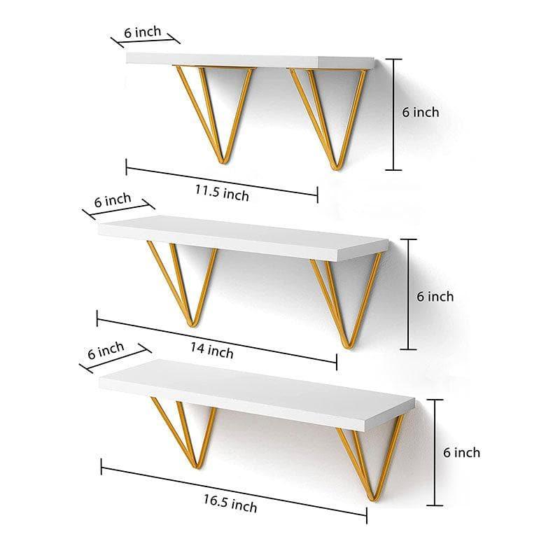 Shelves - Modern Marvels Wall Shelf - Set Of Three