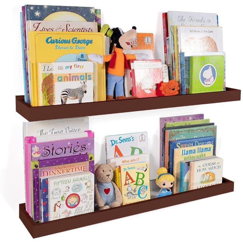 Shelves - Nova Wood Wall Rack - Set Of Two - Brown