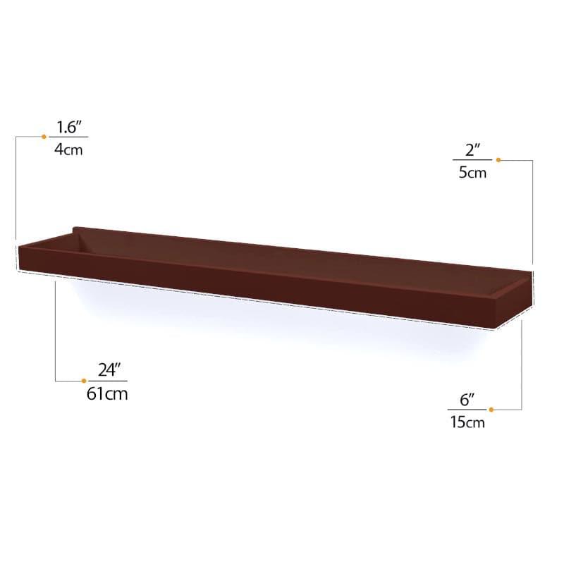 Shelves - Nova Wood Wall Rack - Set Of Two - Brown