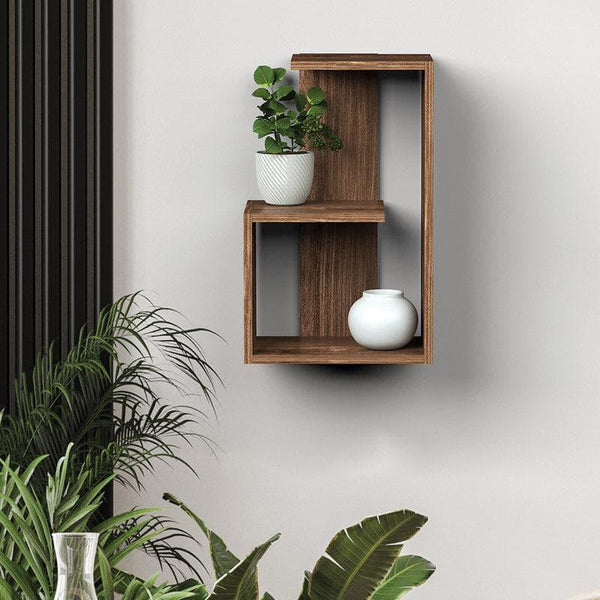 Shelves - Nurvi Wall Shelf - Dark Oak