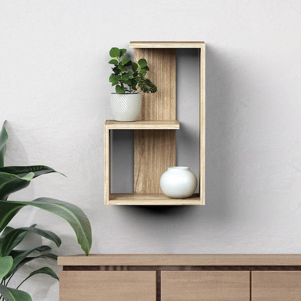 Shelves - Nurvi Wall Shelf - Light Oak