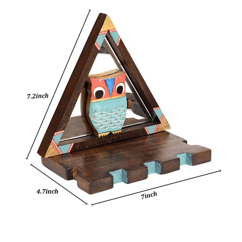 Buy Shelves - Owlery Triangle Wall Shelf - Set Of Two at Vaaree online