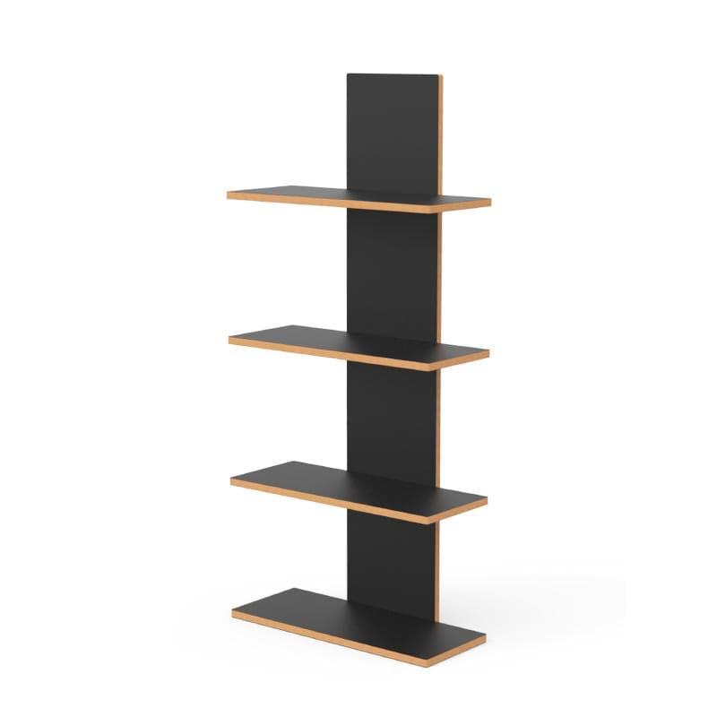 Buy Quadra Block Wall Shelf - Black Shelves from Vaaree