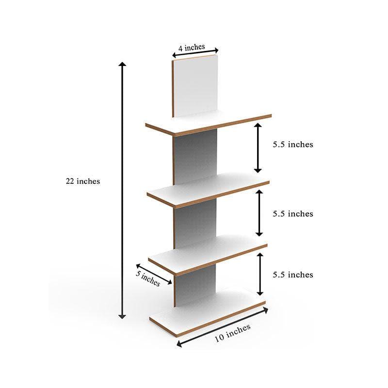 Shelves - Quadra Block Wall Shelf - White