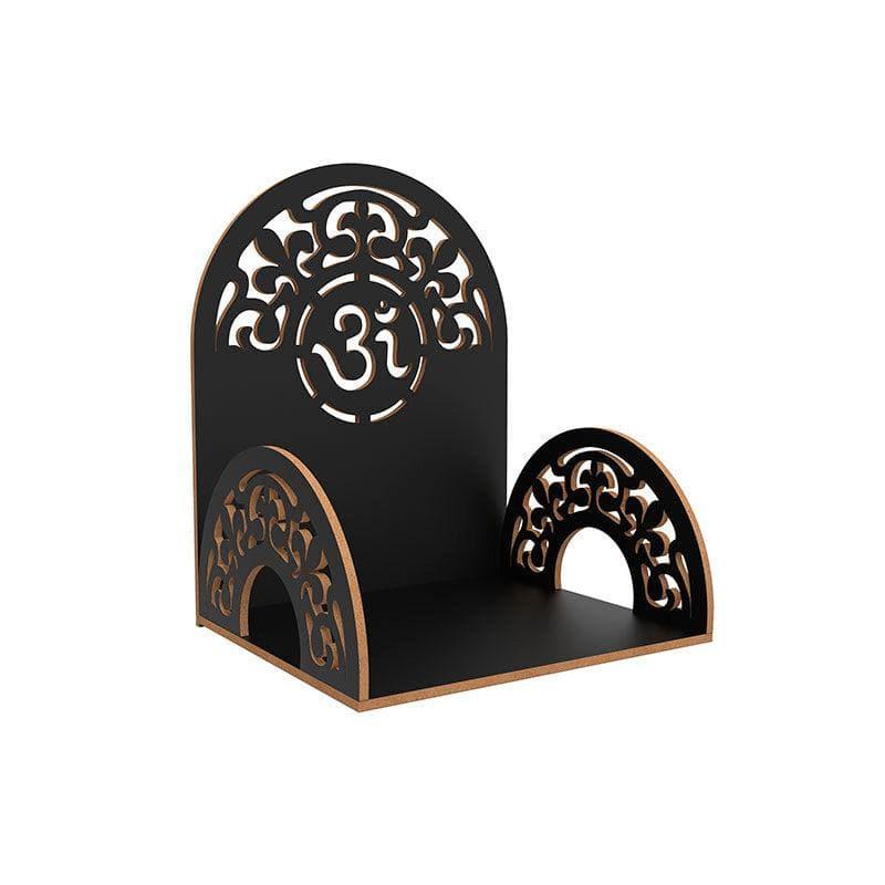 Buy Religious Heaven Door Wall Mandir - Black Shelves from Vaaree