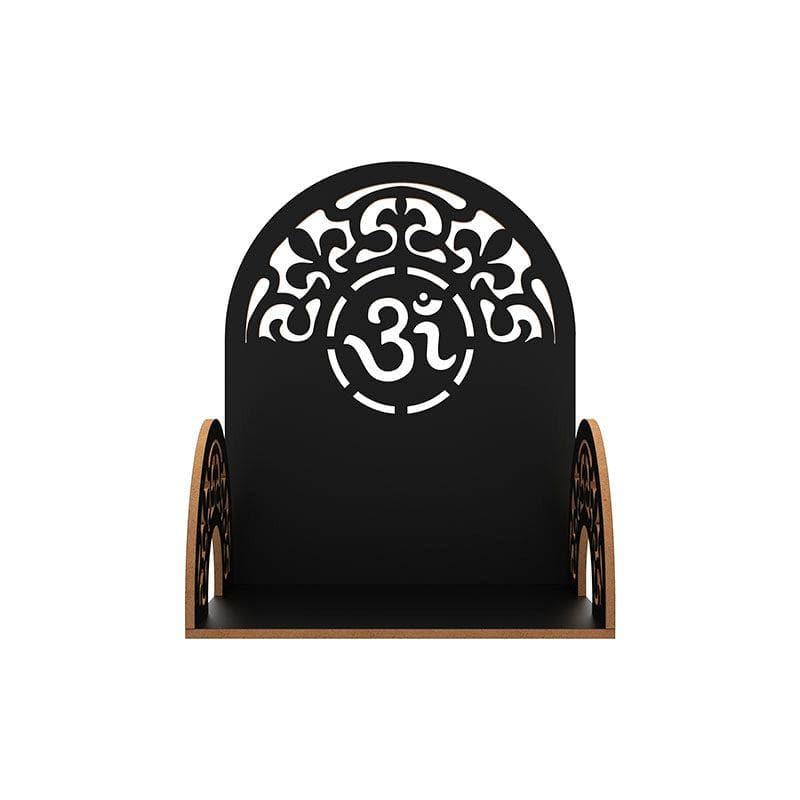 Buy Religious Heaven Door Wall Mandir - Black Shelves from Vaaree