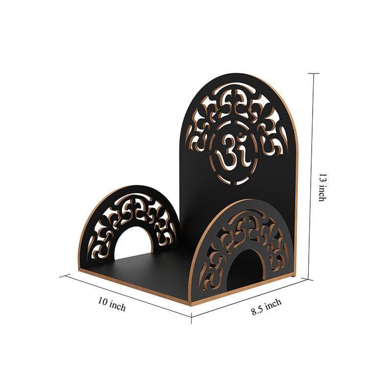 Buy Religious Heaven Door Wall Mandir - Black Shelves from Vaaree